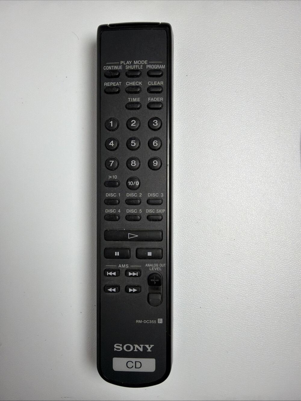 Sony RM-DC355 Remote Control | Genuine OEM for 5-Disc CD Changer Players